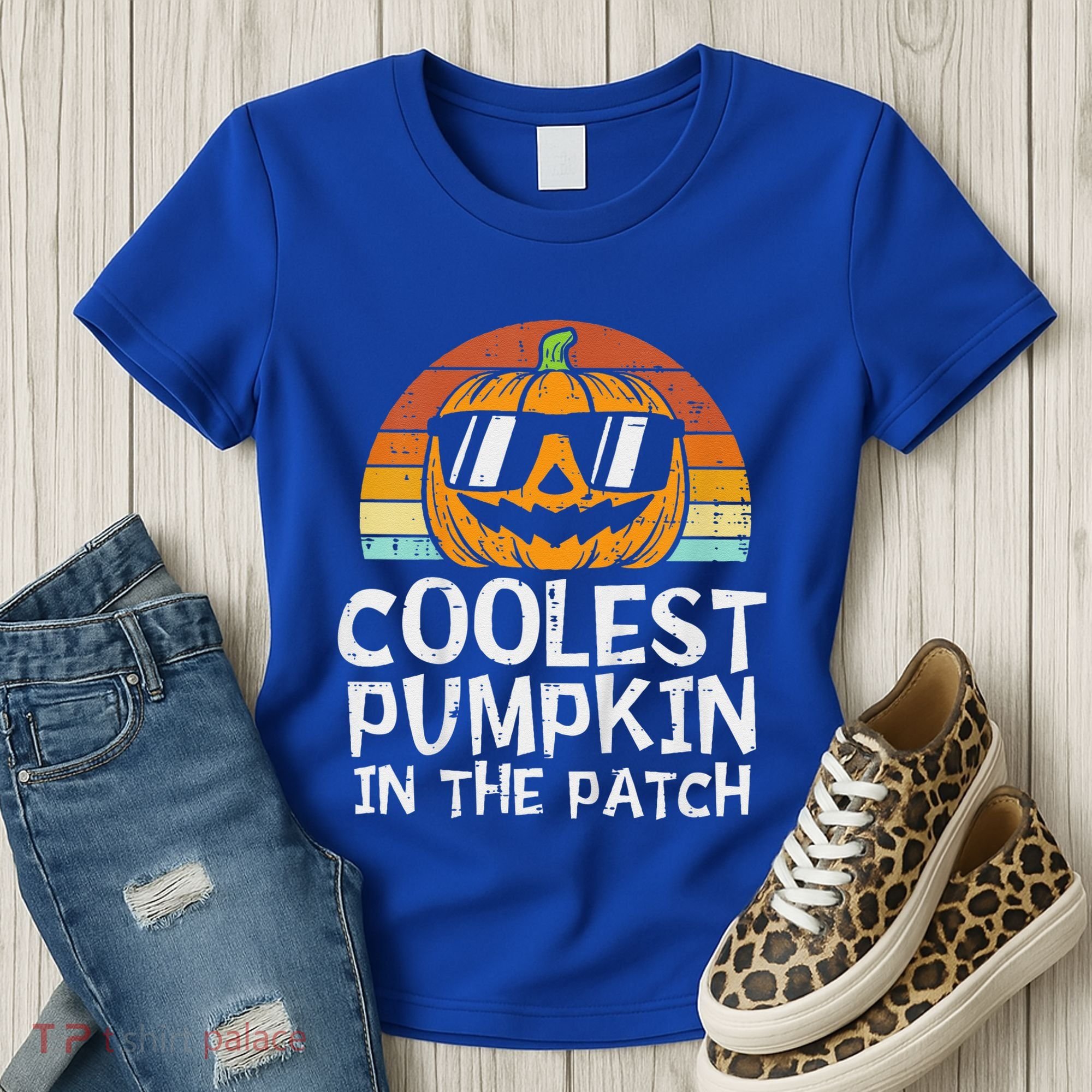 Funny Coolest Pumpkin In The Patch Halloween Women's T-Shirt