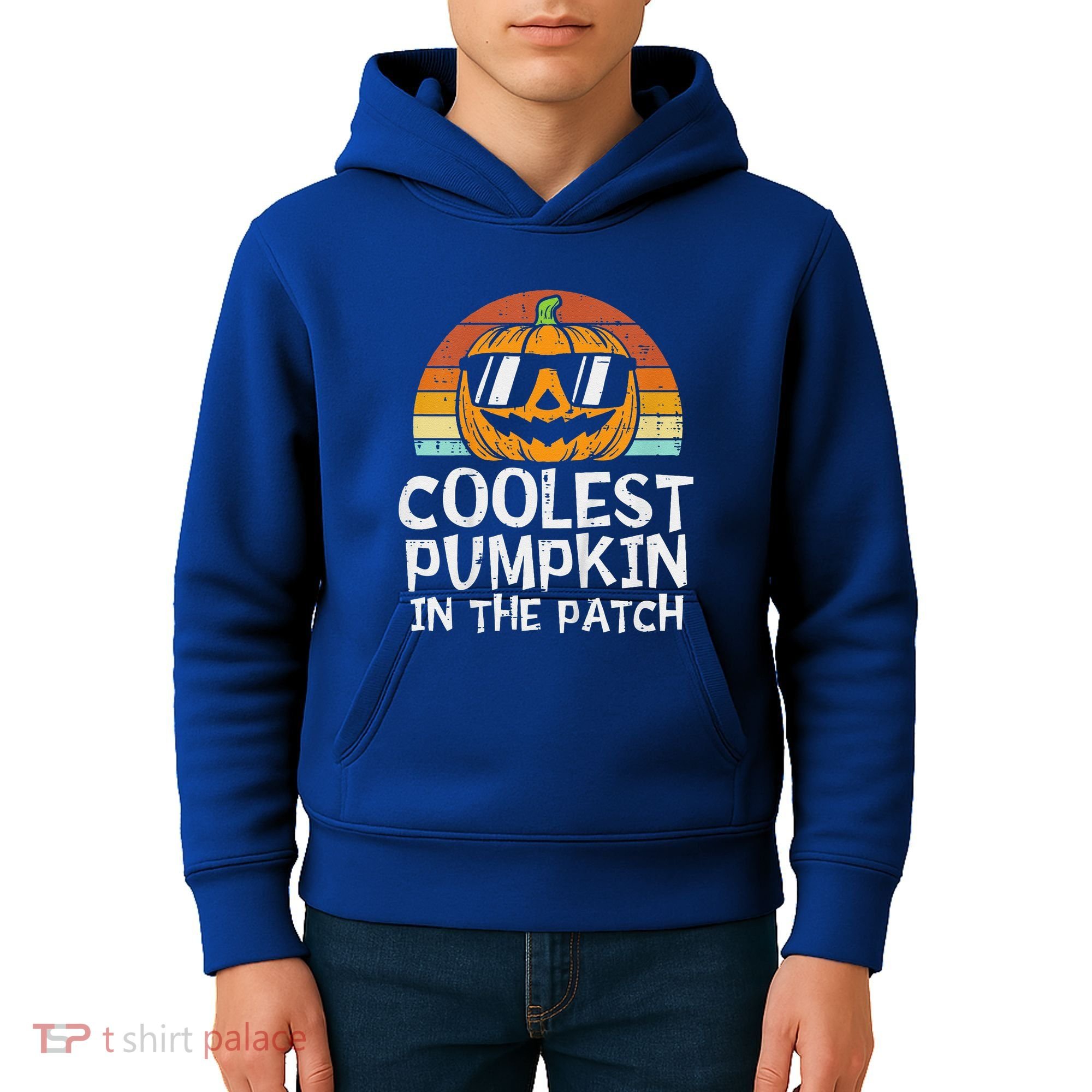 Funny Coolest Pumpkin In The Patch Halloween Kids Hoodie