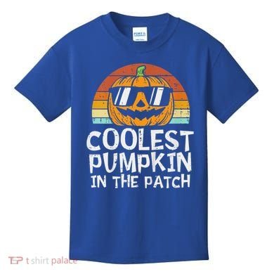 Funny Coolest Pumpkin In The Patch Halloween Kids T-Shirt