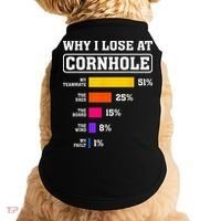 Funny Cornhole Players Why I Lose At Cornhole Doggie Tank thumb 0