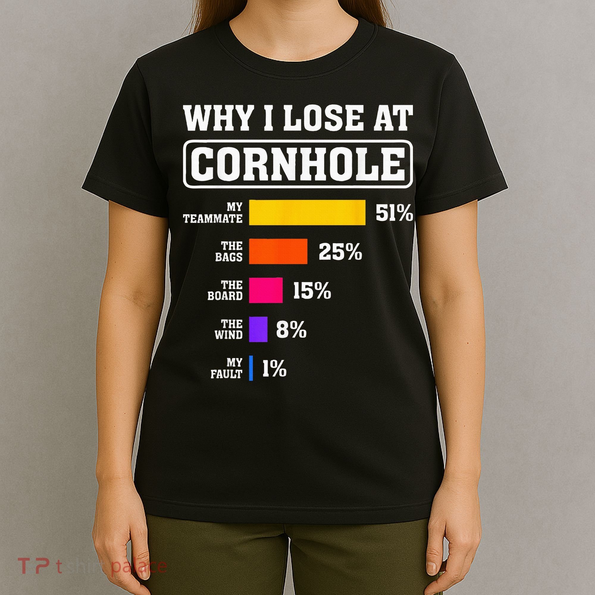 Funny Cornhole Players Why I Lose At Cornhole T-Shirt