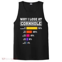 Funny Cornhole Players Why I Lose At Cornhole PosiCharge Competitor Tank thumb 0