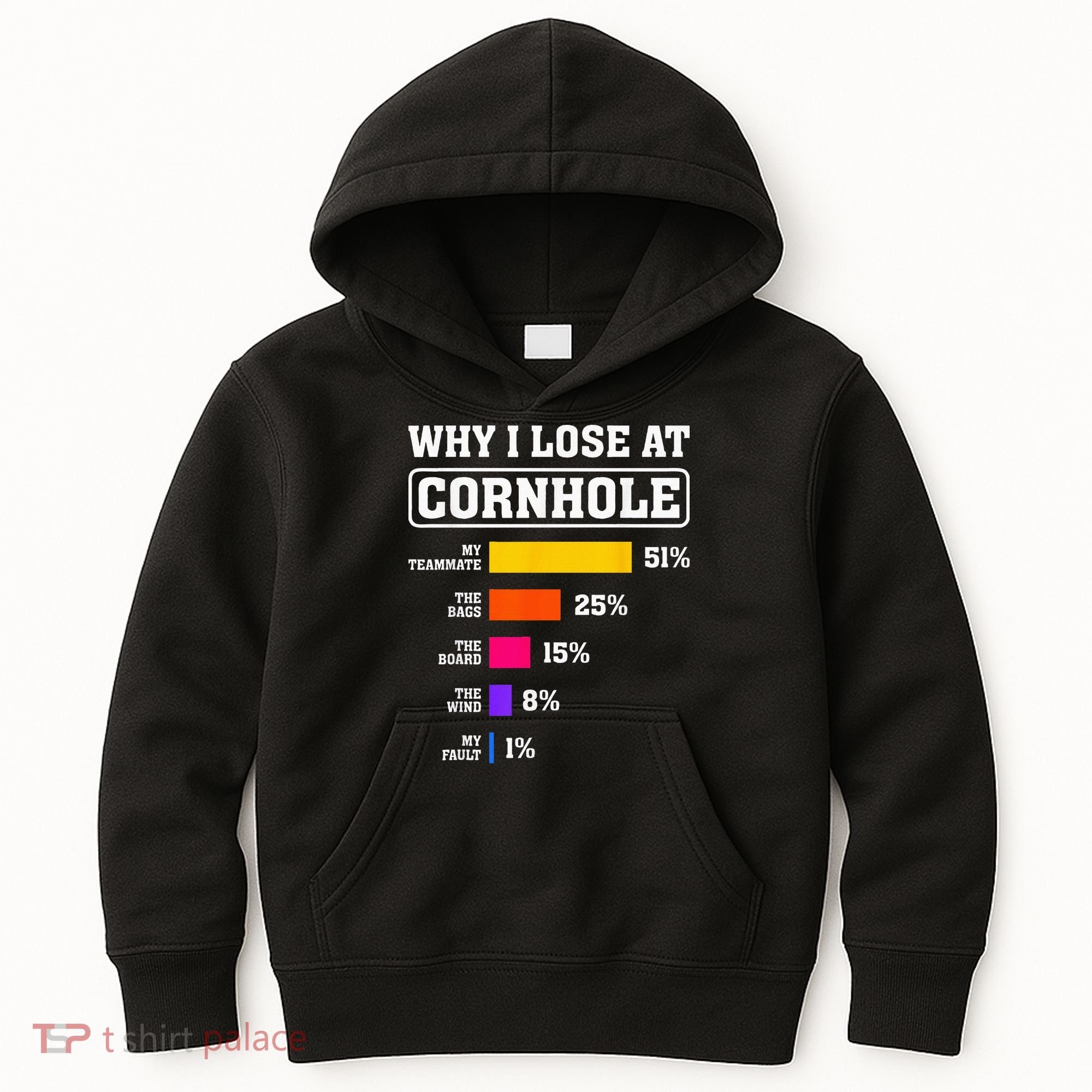 Funny Cornhole Players Why I Lose At Cornhole Kids Hoodie