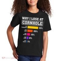Funny Cornhole Players Why I Lose At Cornhole Kids T-Shirt thumb 2