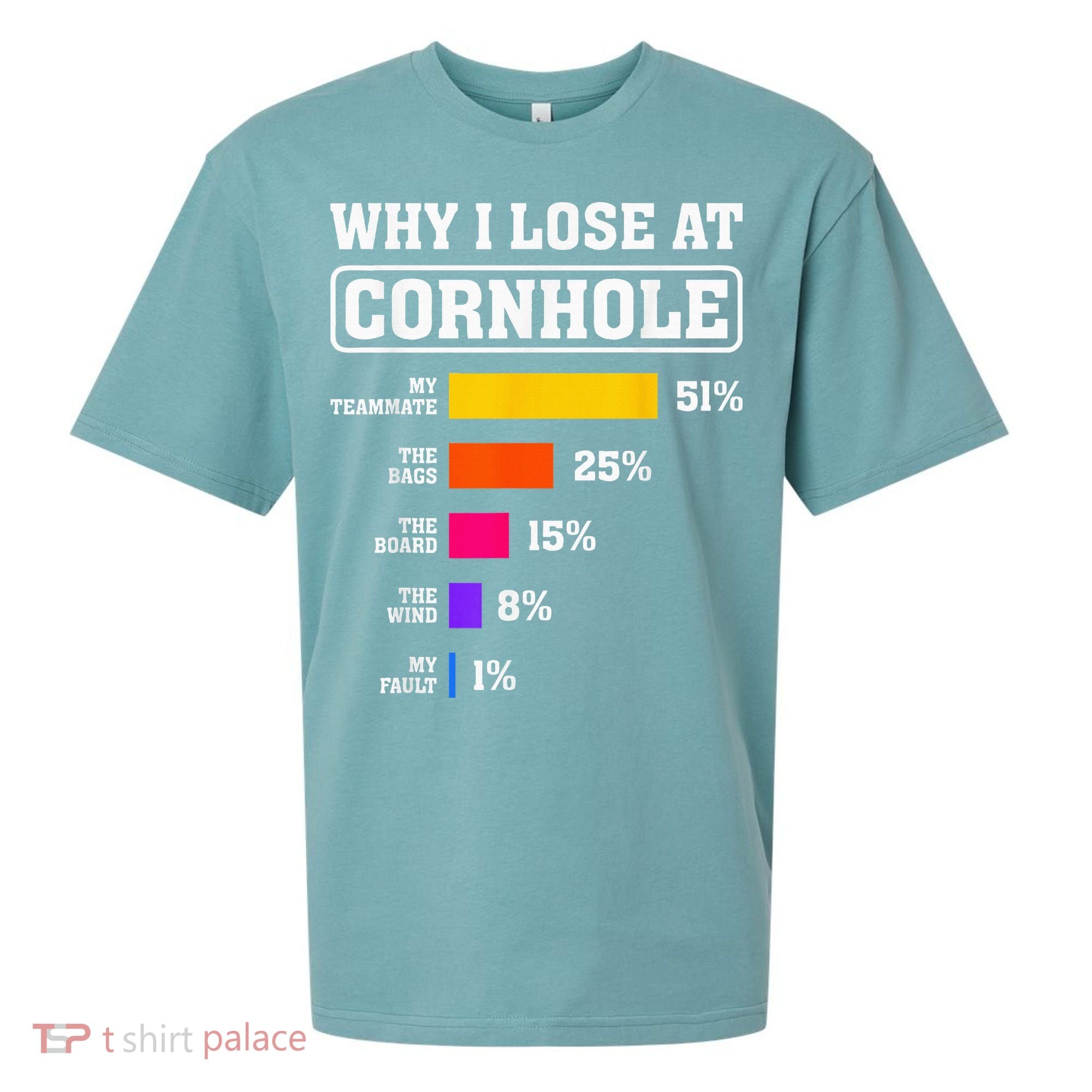 Funny Cornhole Players Why I Lose At Cornhole Sueded Cloud Jersey T-Shirt