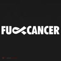 Fuck Cancer Pink F U Fu Inner Ribbon Cancer Awareness Symbol Gift T-Shirt thumb 7