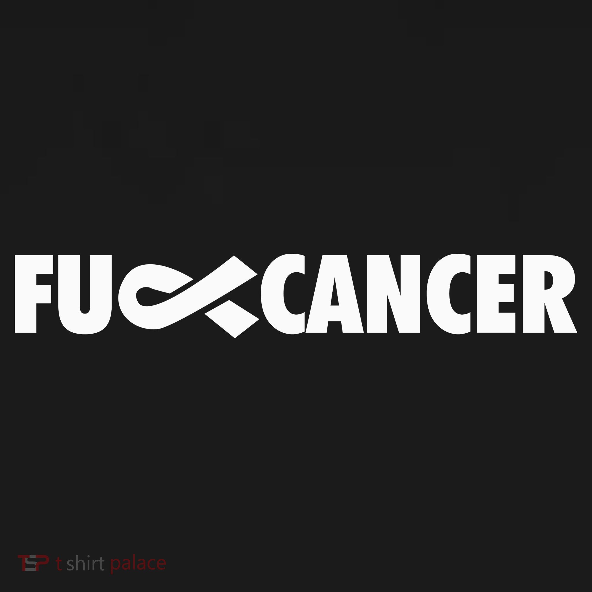 Fuck Cancer Pink F U Fu Inner Ribbon Cancer Awareness Symbol Gift T-Shirt