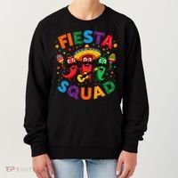 Funny Chili Peppers Fiesta Squad Cinco De Mayo Mexican Women's Sweatshirt thumb 0