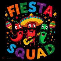 Funny Chili Peppers Fiesta Squad Cinco De Mayo Mexican Coffee Mug thumb 5