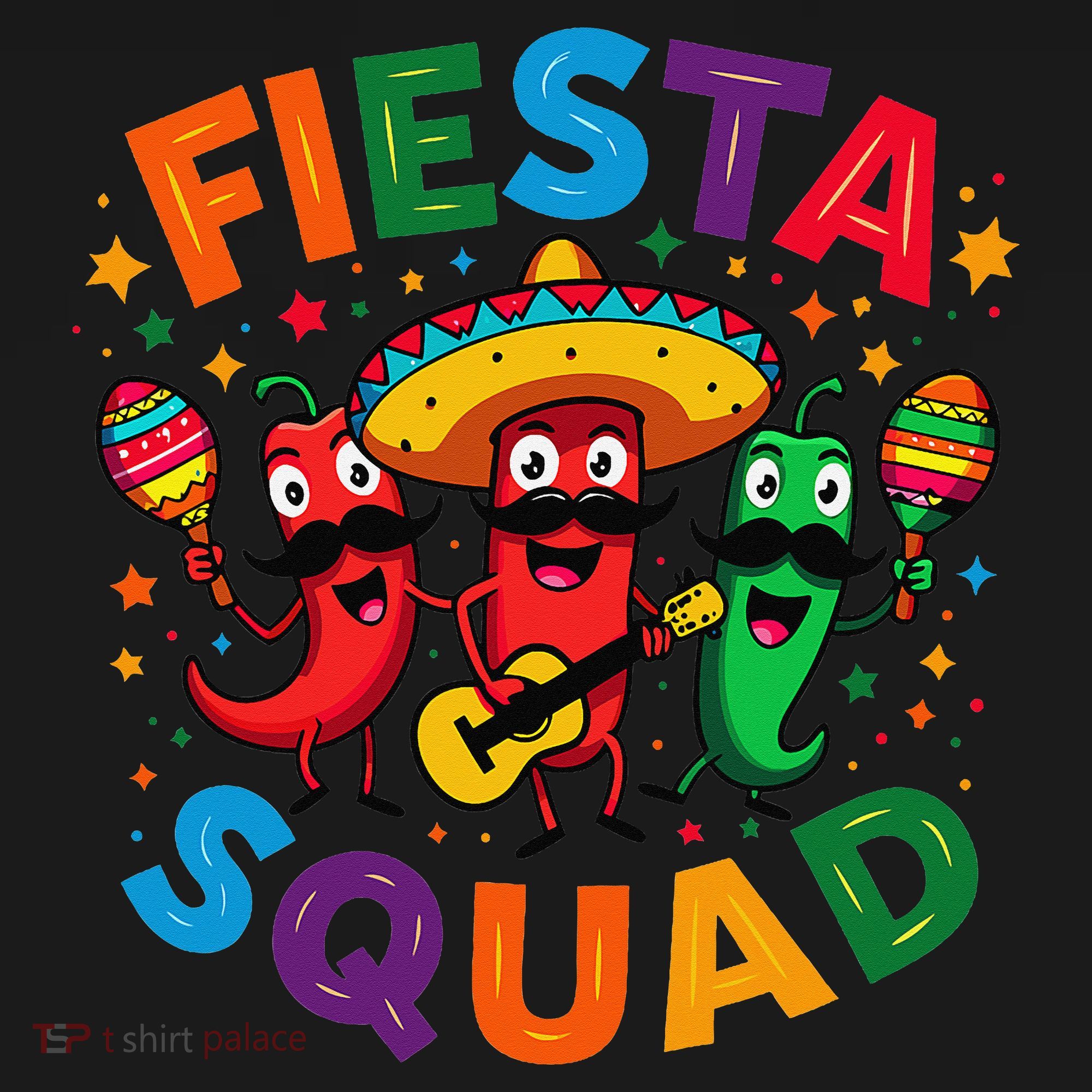 Funny Chili Peppers Fiesta Squad Cinco De Mayo Mexican Women's Hoodie