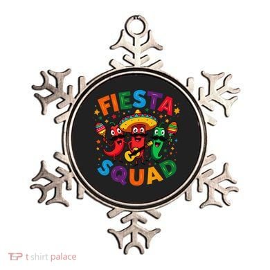 Funny Chili Peppers Fiesta Squad Cinco De Mayo Mexican Ornament