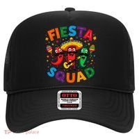 Funny Chili Peppers Fiesta Squad Cinco De Mayo Mexican Hat thumb 0
