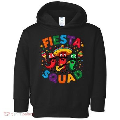 Funny Chili Peppers Fiesta Squad Cinco De Mayo Mexican Toddler Hoodie