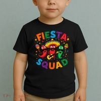 Funny Chili Peppers Fiesta Squad Cinco De Mayo Mexican Toddler T-Shirt thumb 2