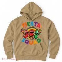 Funny Chili Peppers Fiesta Squad Cinco De Mayo Mexican Hoodie thumb 0