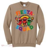 Funny Chili Peppers Fiesta Squad Cinco De Mayo Mexican Sweatshirt thumb 0