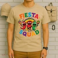 Funny Chili Peppers Fiesta Squad Cinco De Mayo Mexican T-Shirt thumb 6