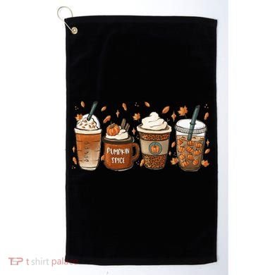 Fall Coffee Pumpkin Spice Lover Golf Towel