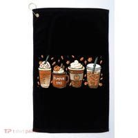 Fall Coffee Pumpkin Spice Lover Golf Towel thumb 0