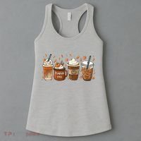Fall Coffee Pumpkin Spice Lover Women's Tank Top thumb 3