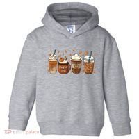 Fall Coffee Pumpkin Spice Lover Toddler Hoodie thumb 0