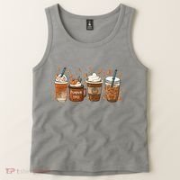 Fall Coffee Pumpkin Spice Lover Tank Top thumb 2