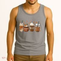 Fall Coffee Pumpkin Spice Lover Tank Top thumb 3