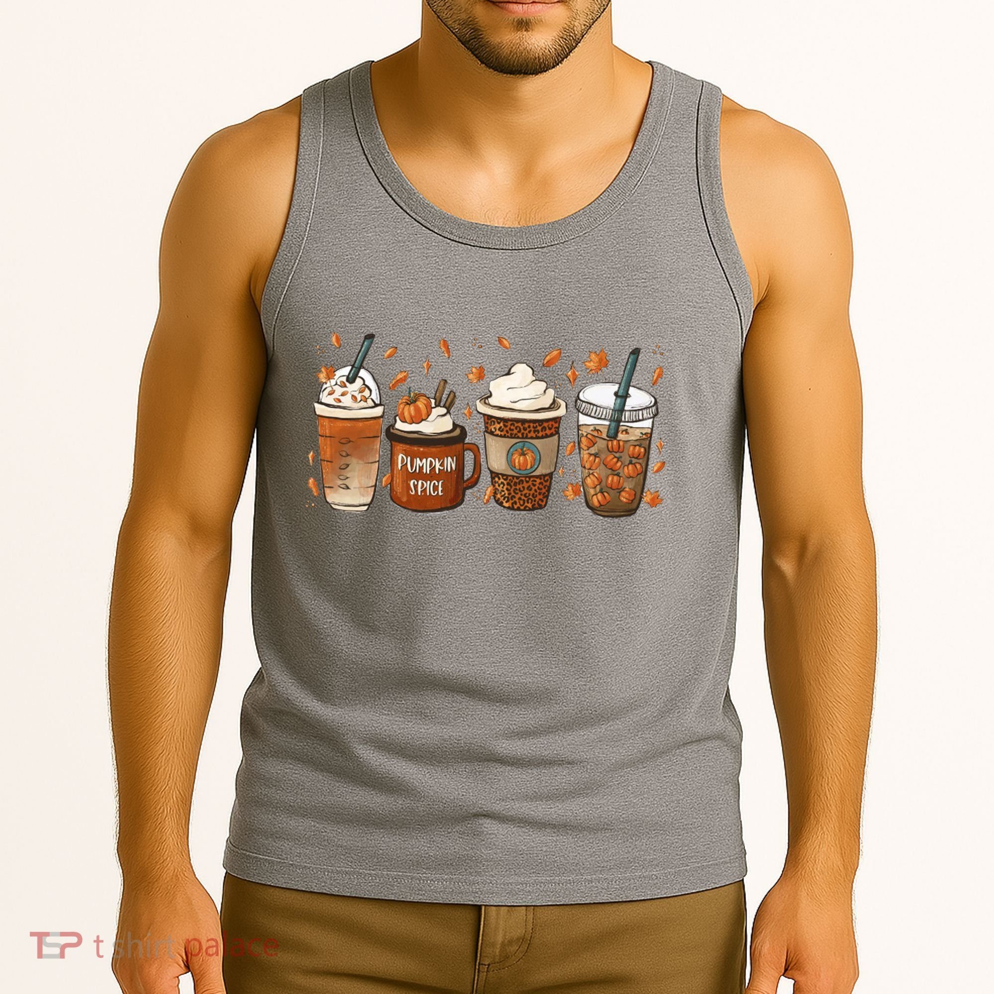 Fall Coffee Pumpkin Spice Lover Tank Top
