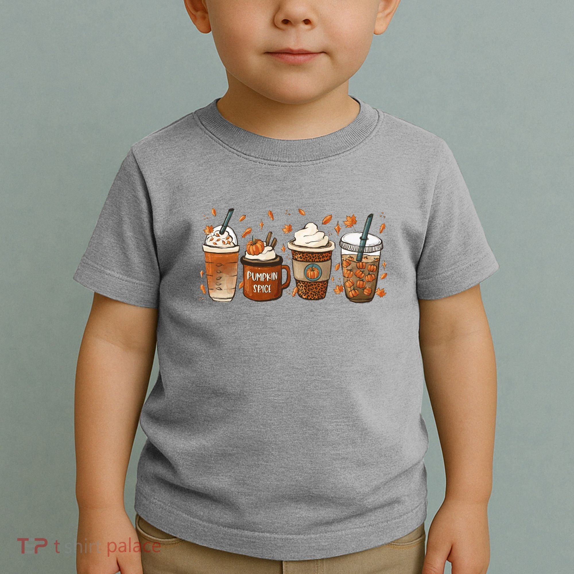 Fall Coffee Pumpkin Spice Lover Toddler T-Shirt