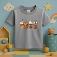 Fall Coffee Pumpkin Spice Lover Toddler T-Shirt thumb 3