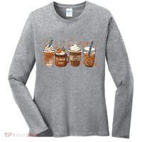 Fall Coffee Pumpkin Spice Lover Women's Long Sleeve Shirt thumb 0
