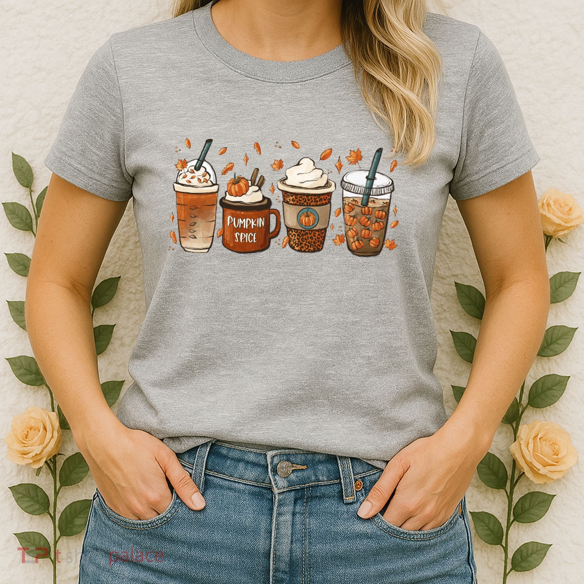 Fall Coffee Pumpkin Spice Lover Women's T-Shirt