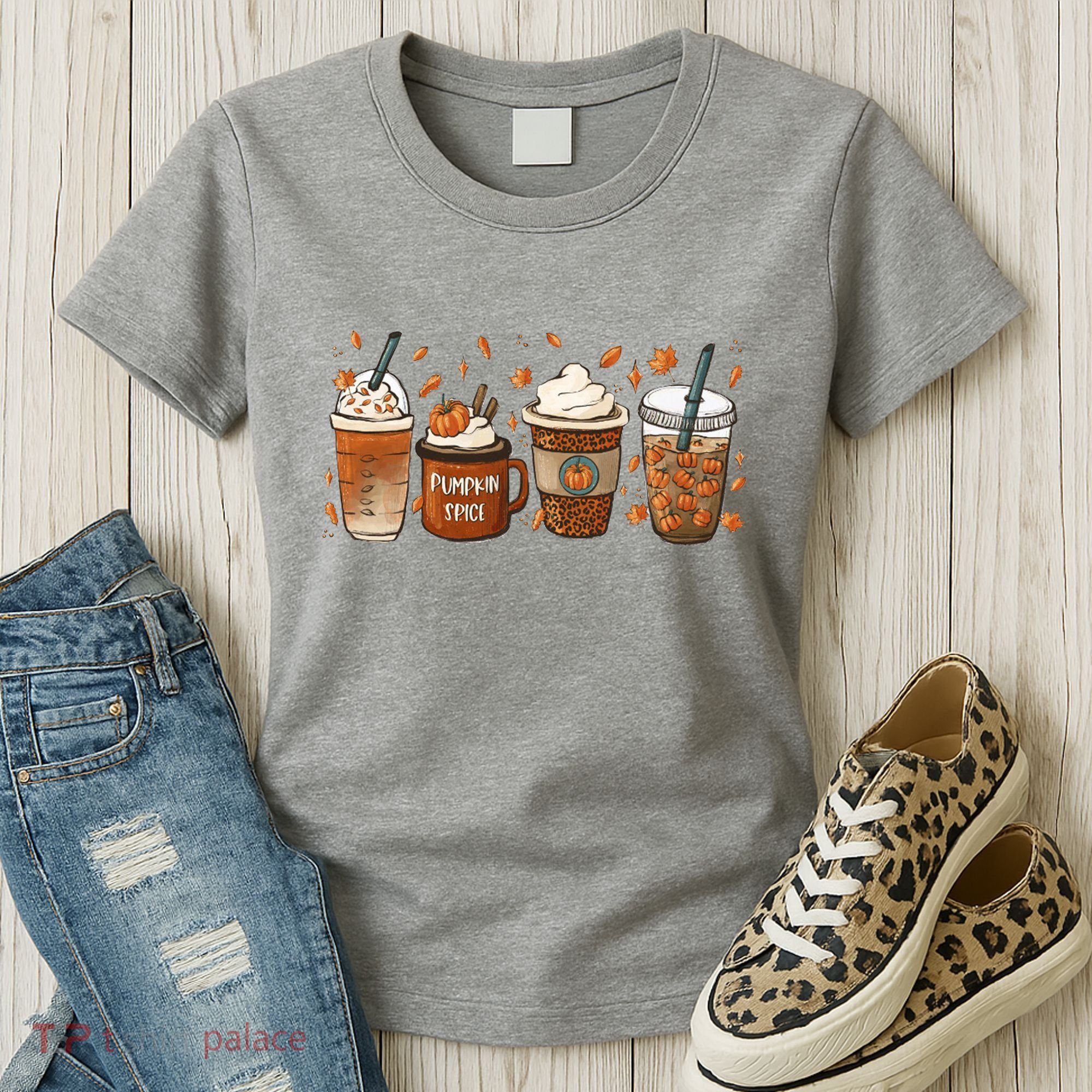 Fall Coffee Pumpkin Spice Lover Women's T-Shirt