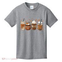 Fall Coffee Pumpkin Spice Lover Kids T-Shirt thumb 0
