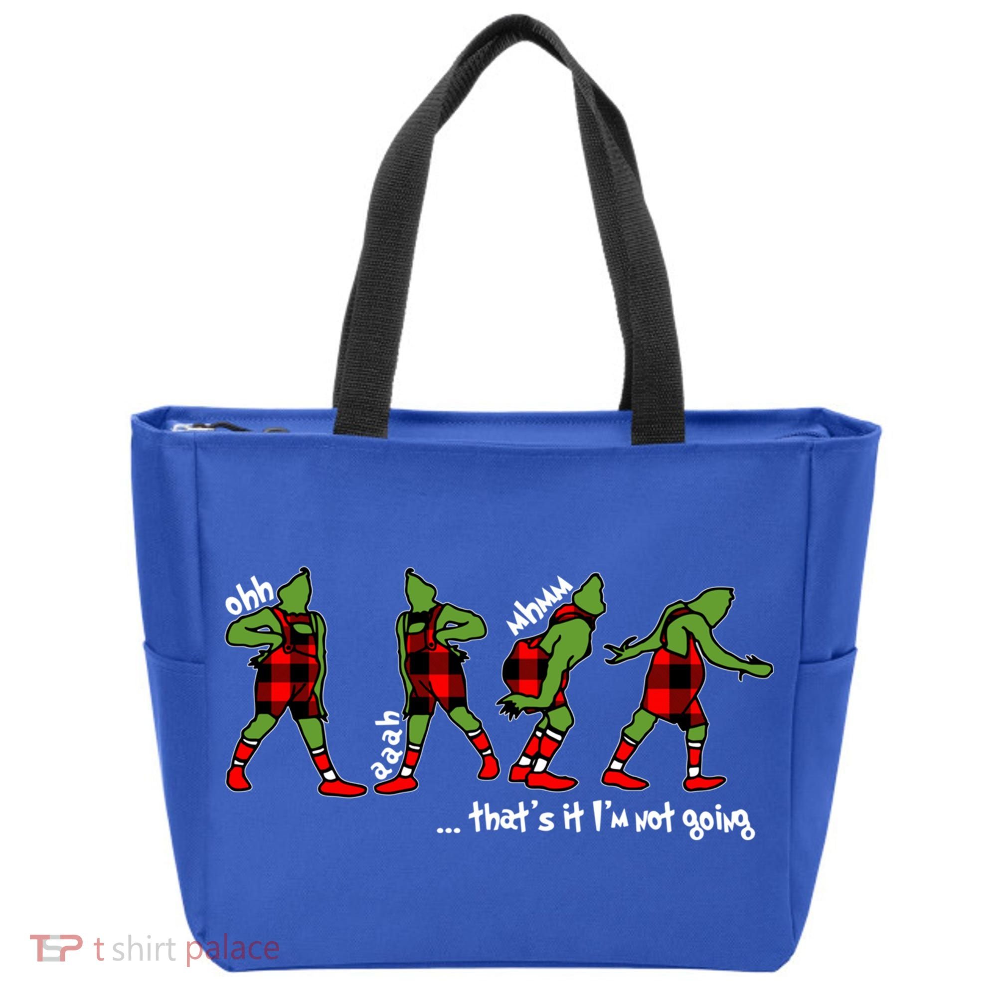Funny Christmas Quotes ThatS It IM Not Going Gift Tote Bag