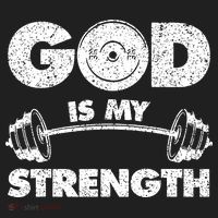 Funny Christian Quote God Is My Strength Beanie thumb 2