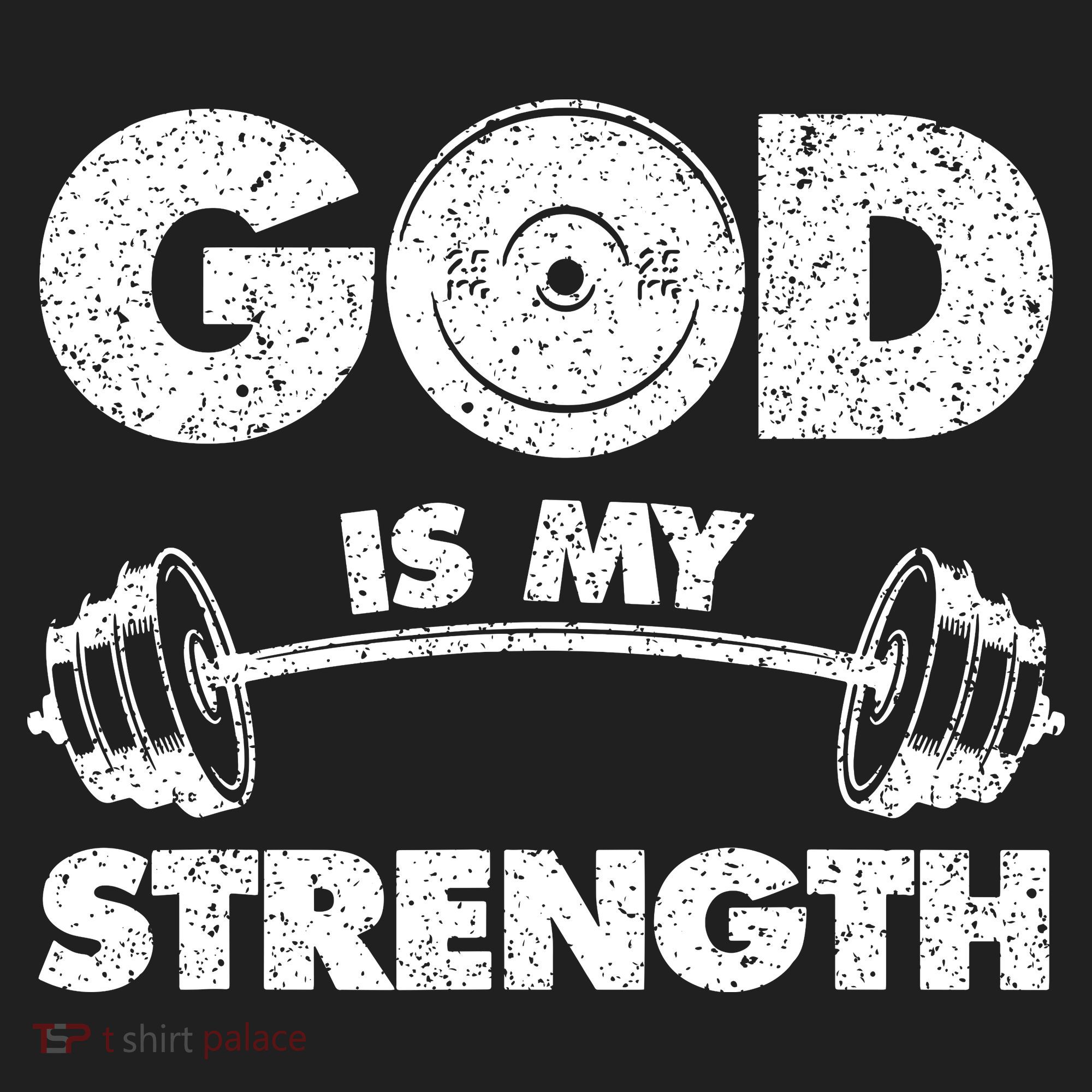 Funny Christian Quote God Is My Strength Hat