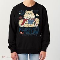 Fluffy Cat Queen Of Static Hair Gift Women's Sweatshirt thumb 0