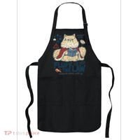Fluffy Cat Queen Of Static Hair Gift Apron thumb 0