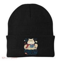 Fluffy Cat Queen Of Static Hair Gift Beanie thumb 0