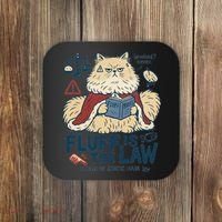 Fluffy Cat Queen Of Static Hair Gift Coaster thumb 0