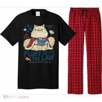 Fluffy Cat Queen Of Static Hair Gift Pajama Set thumb 0