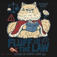 Fluffy Cat Queen Of Static Hair Gift Women's Hoodie thumb 2