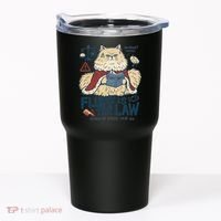 Fluffy Cat Queen Of Static Hair Gift Tumbler thumb 0