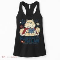 Fluffy Cat Queen Of Static Hair Gift Women's Tank Top thumb 0
