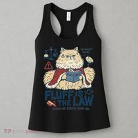 Fluffy Cat Queen Of Static Hair Gift Women's Tank Top thumb 3