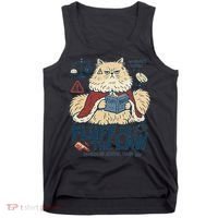 Fluffy Cat Queen Of Static Hair Gift Tank Top thumb 0