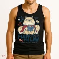 Fluffy Cat Queen Of Static Hair Gift Tank Top thumb 3