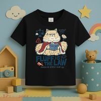 Fluffy Cat Queen Of Static Hair Gift Toddler T-Shirt thumb 3