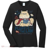 Fluffy Cat Queen Of Static Hair Gift Women's Long Sleeve Shirt thumb 0